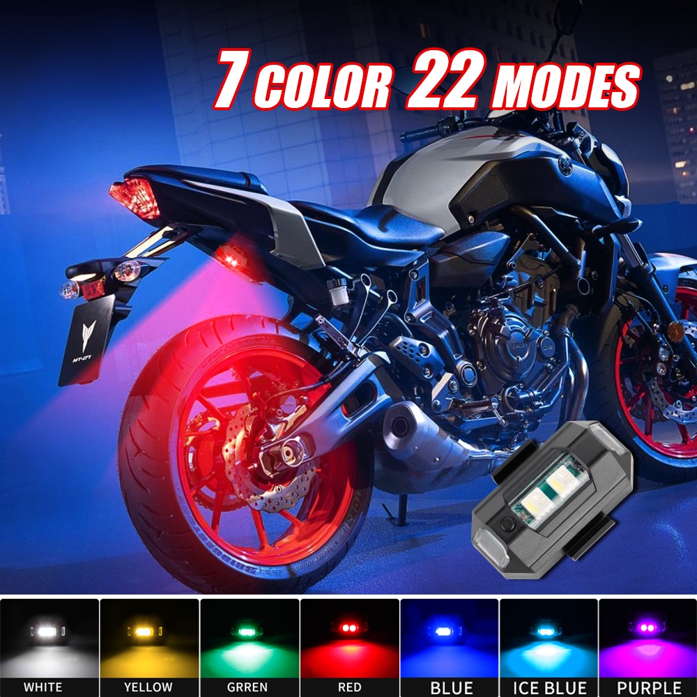 Drone Strobe Light - 1 قطعة 7 اللون USB صغير
