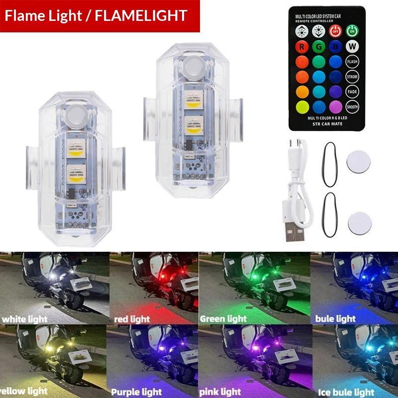 ضوء تحذير LED RGB للدراجات الن - مراجعة Drone Strobe Light وسعره