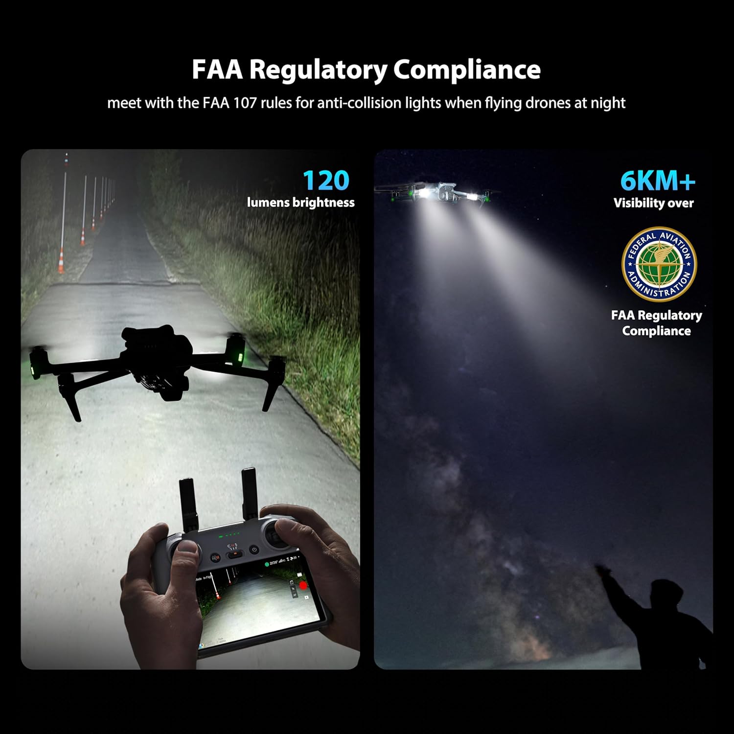 STARTRC الطائرة بدون طيار ضوء  - مراجعة Drone Strobe Light وسعره