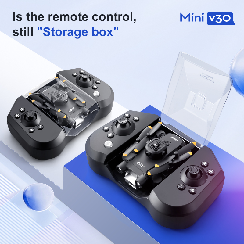 طائرة بدون طيار صغيرة V30 WiFi - مراجعة Drone Controller Screen وسعره