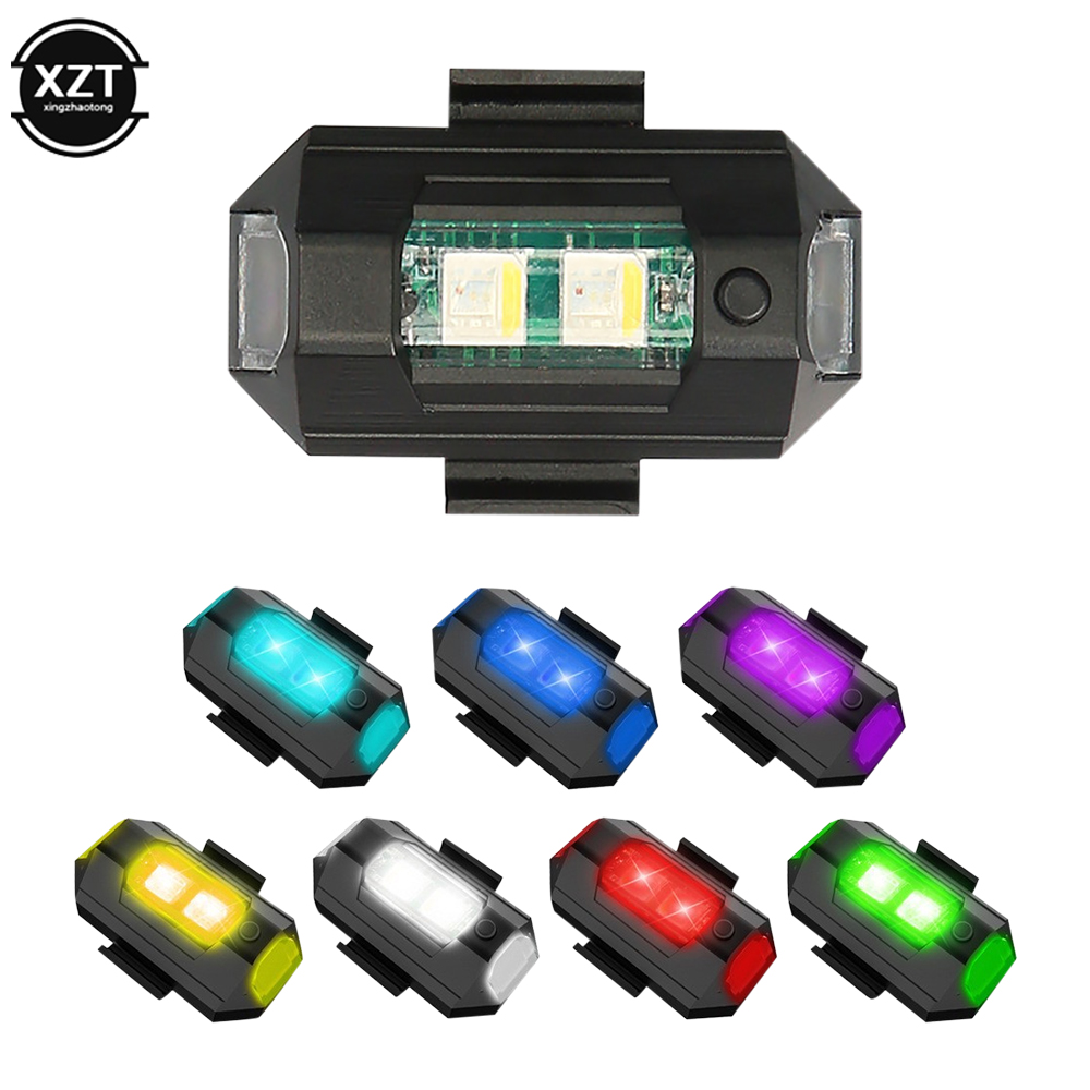 USB LED المضادة للتصادم الطائر - مراجعة Drone Strobe Light وسعره