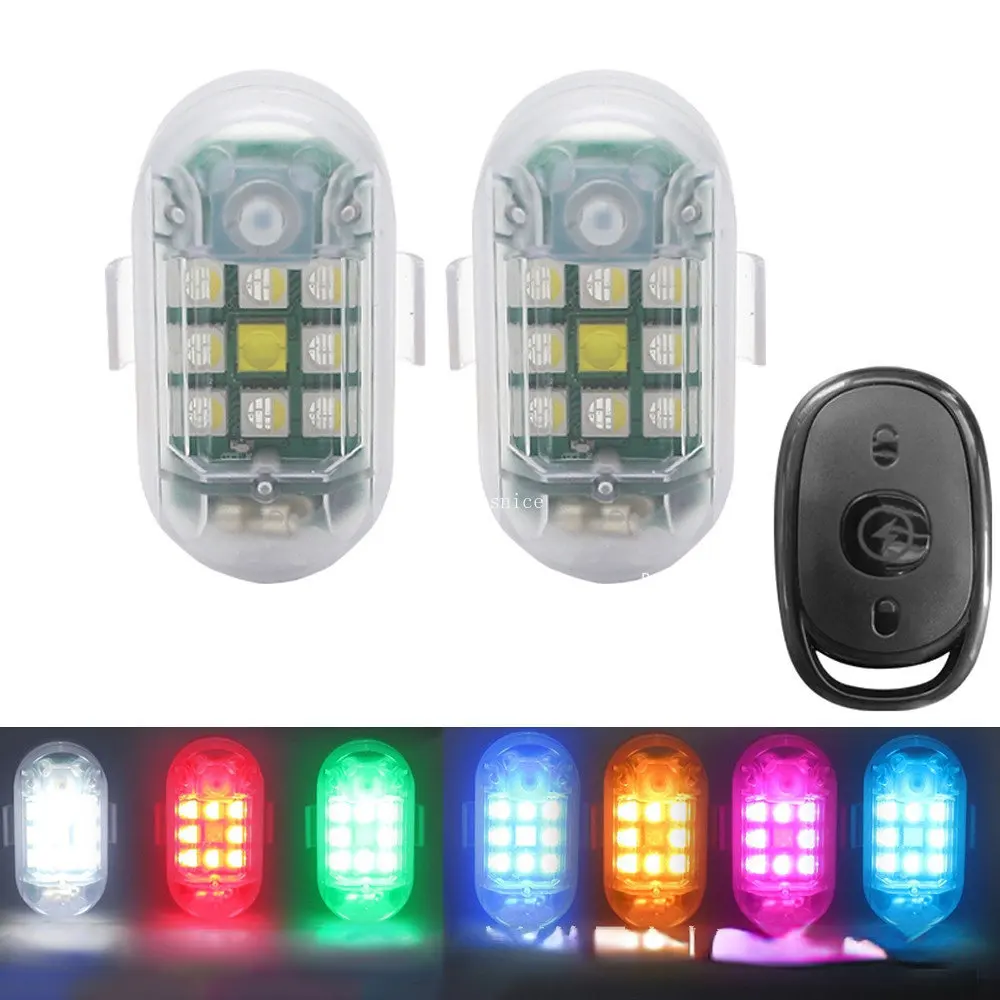 1/2 قطعة LED اللاسلكية ضوء إحت - مراجعة Drone Strobe Light وسعره